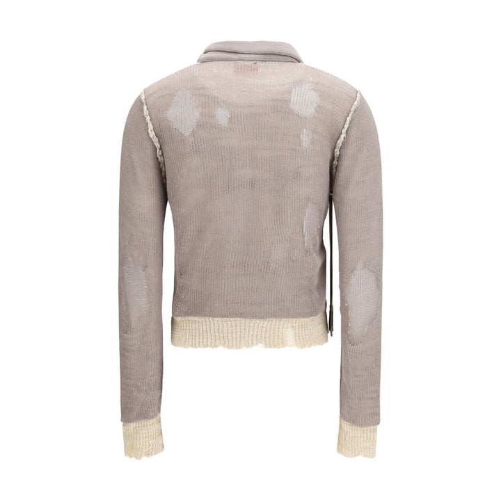Diesel Gray Cotton Sweatshirt