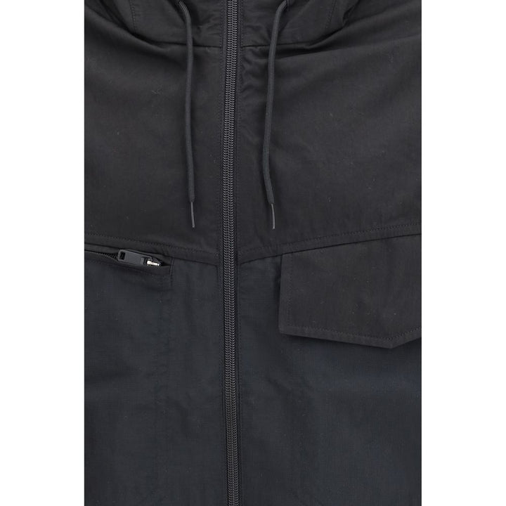 Y-3 Black Cotton Shell Jacket
