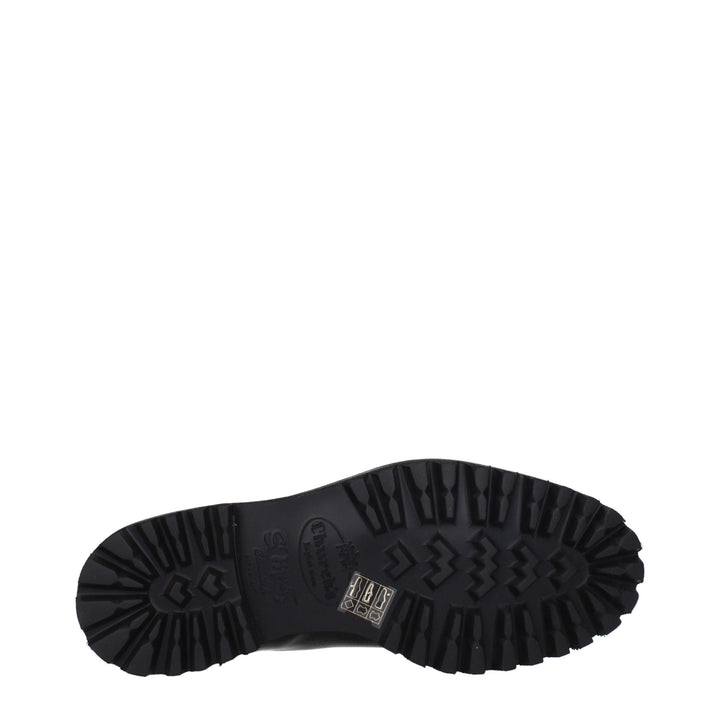 Church's Black Leather Ankle Boots