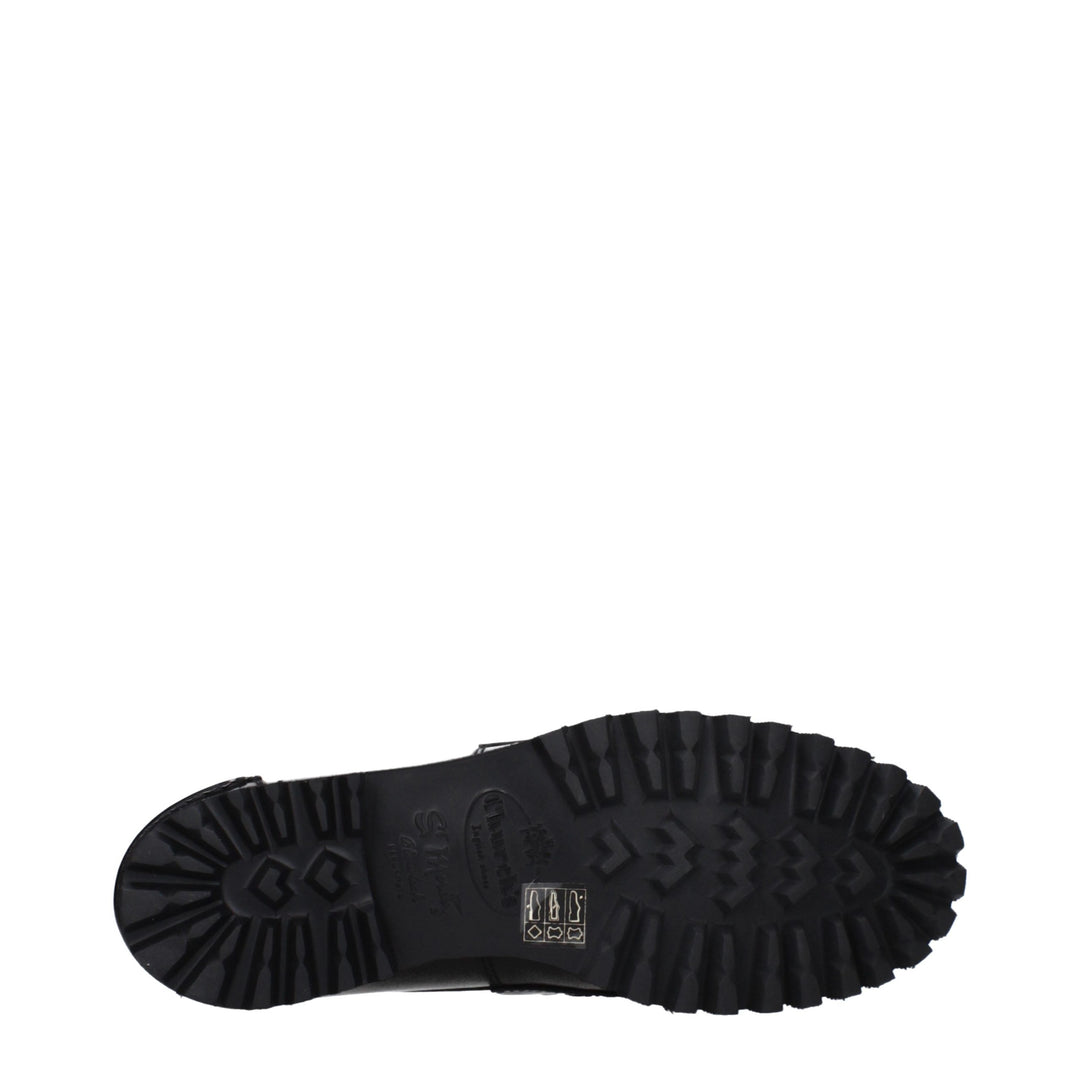 Church's Black Leather Slip-On Loafers