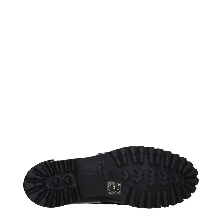 Church's Black Leather Slip-On Loafers