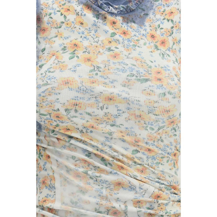 Diesel Multicolor Cotton Casual Dress