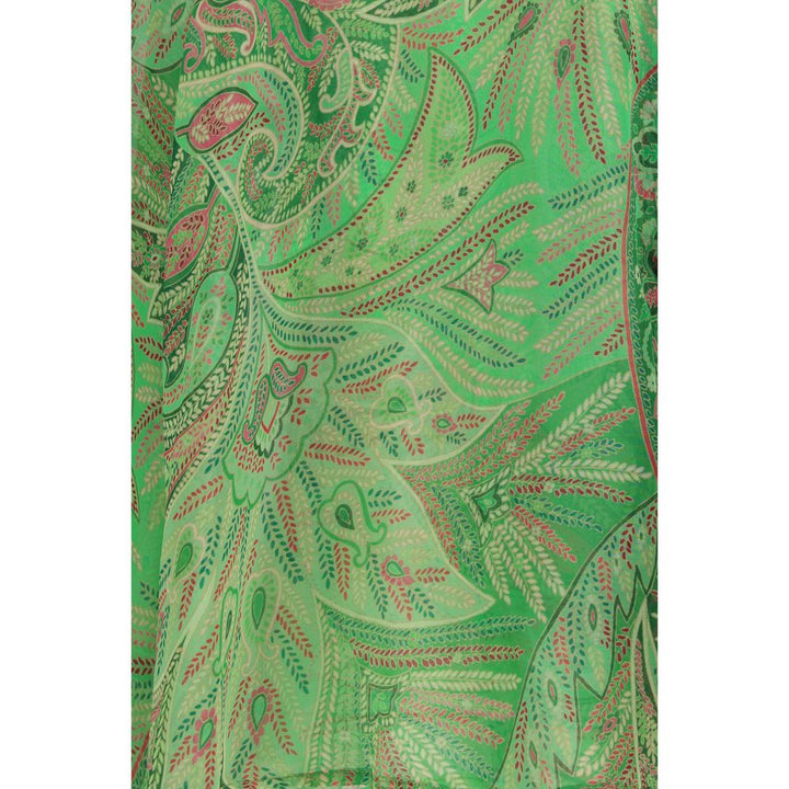 Etro Bicolor Silk Pattern Shirt
