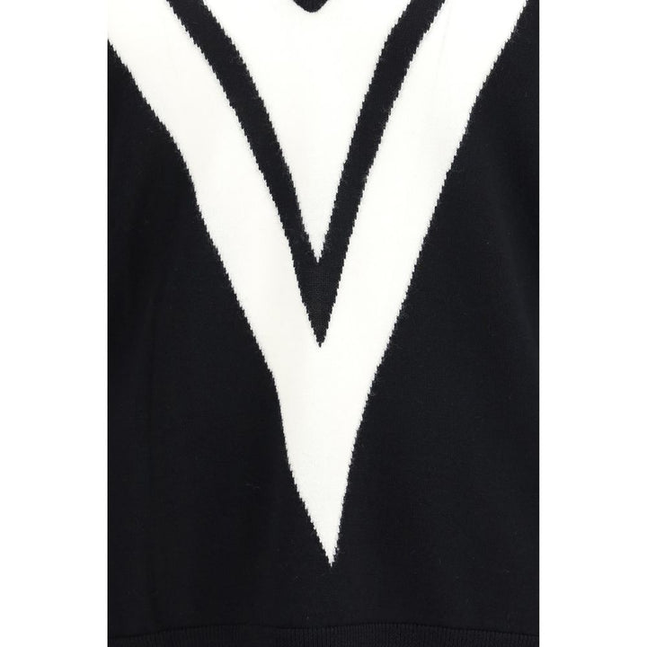 Valentino Black Wool Oves Aries Sweatshirt