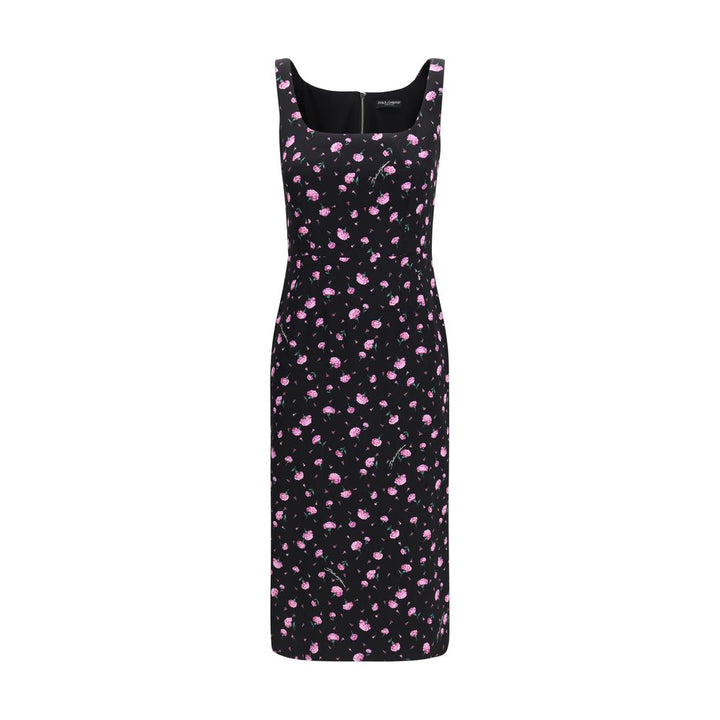 Dolce & Gabbana Multicolor Silk Casual Dress