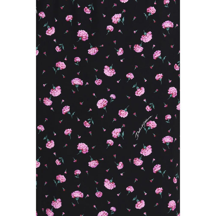 Dolce & Gabbana Multicolor Silk Casual Dress