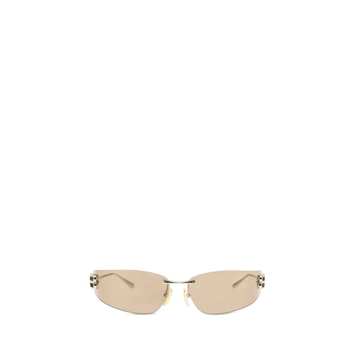 Balenciaga Gold Metal Sunglasses