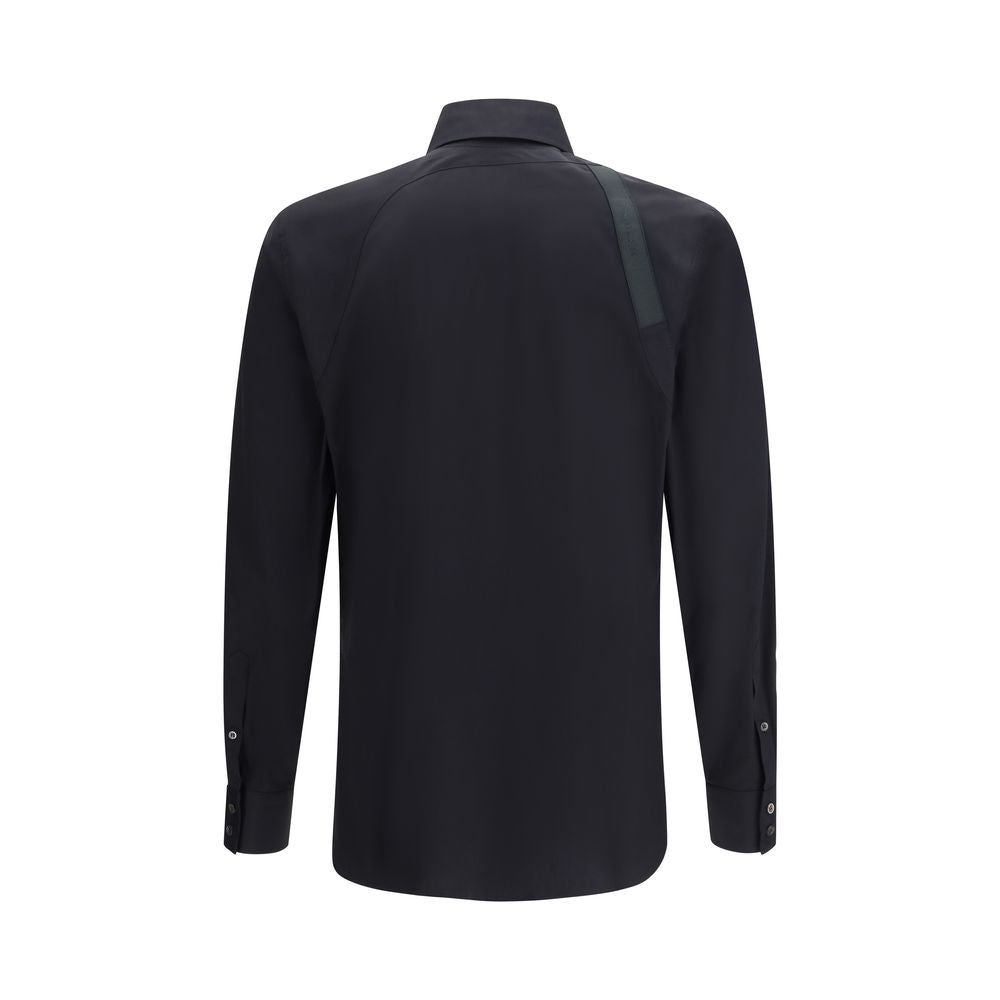 Alexander McQueen Black Cotton Dress Shirt