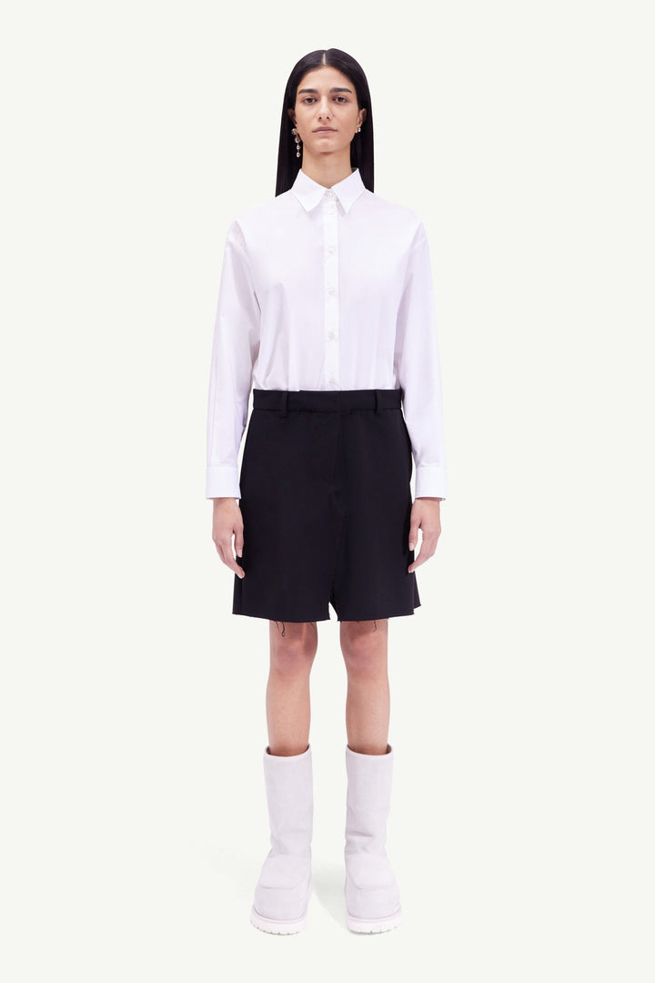 Maison Margiela Bicolor Fibres Bermuda Shorts