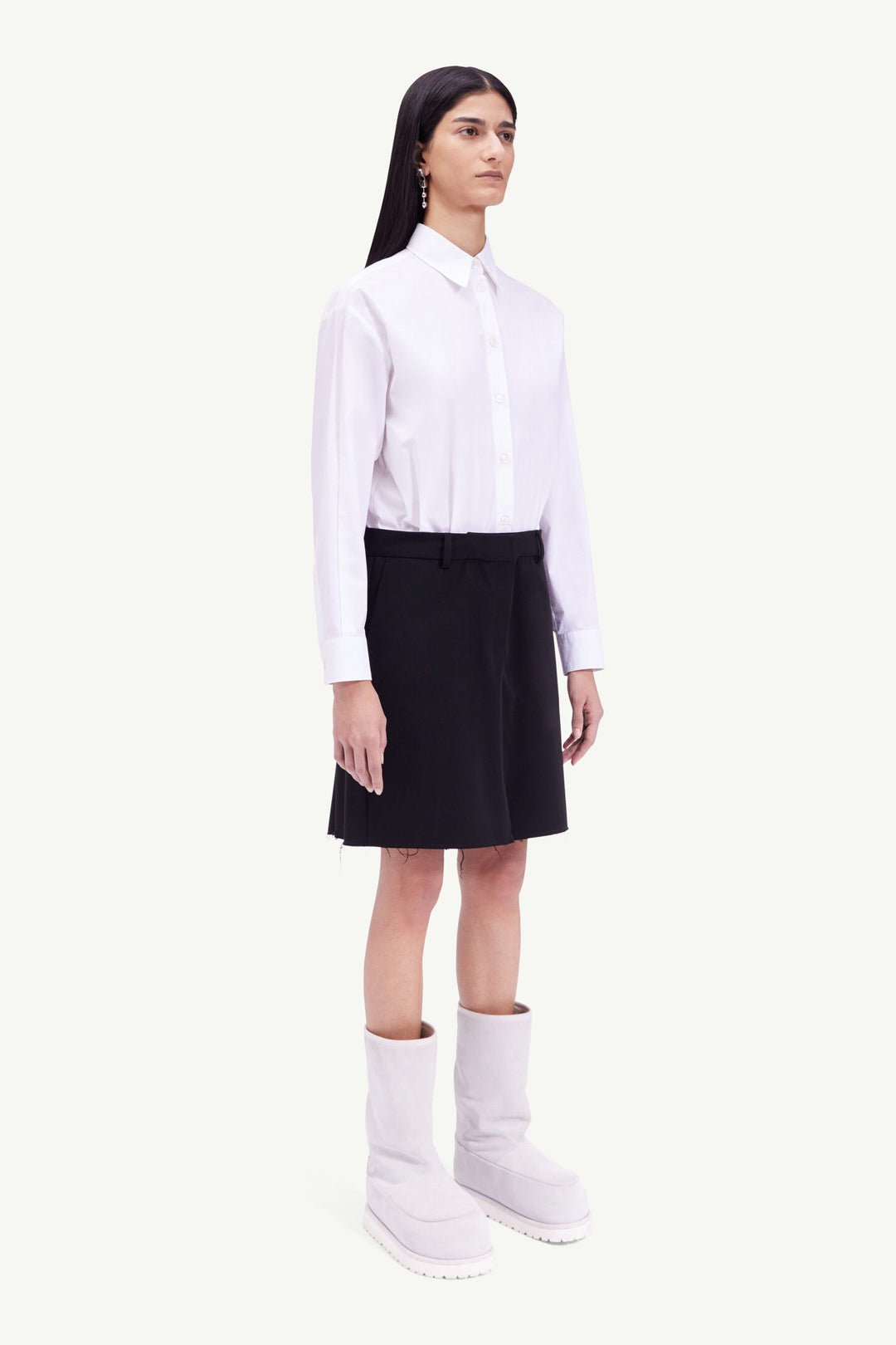 Maison Margiela Bicolor Fibres Bermuda Shorts