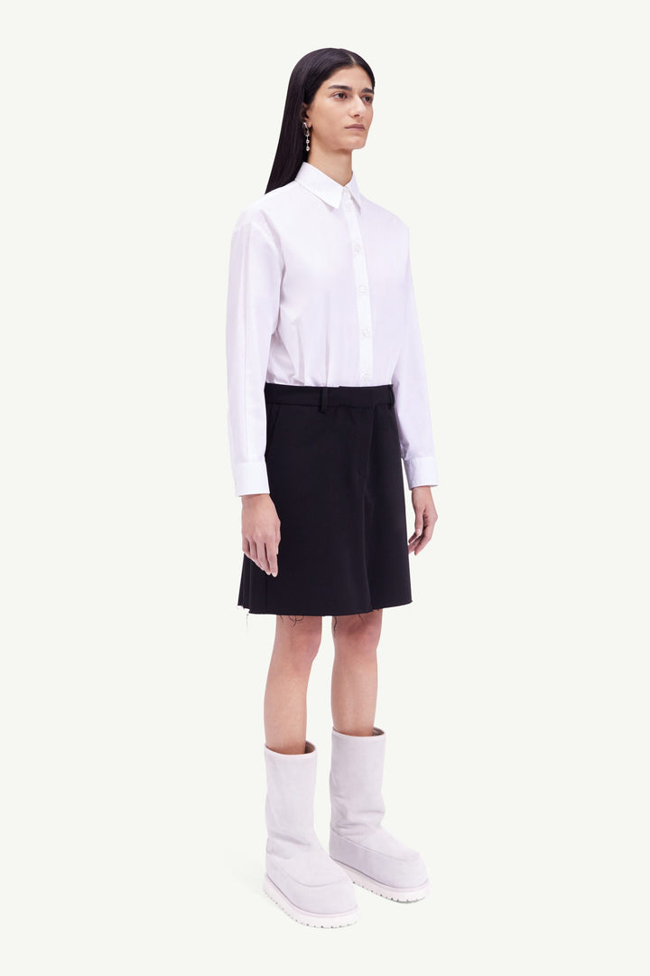 Maison Margiela Bicolor Fibres Bermuda Shorts