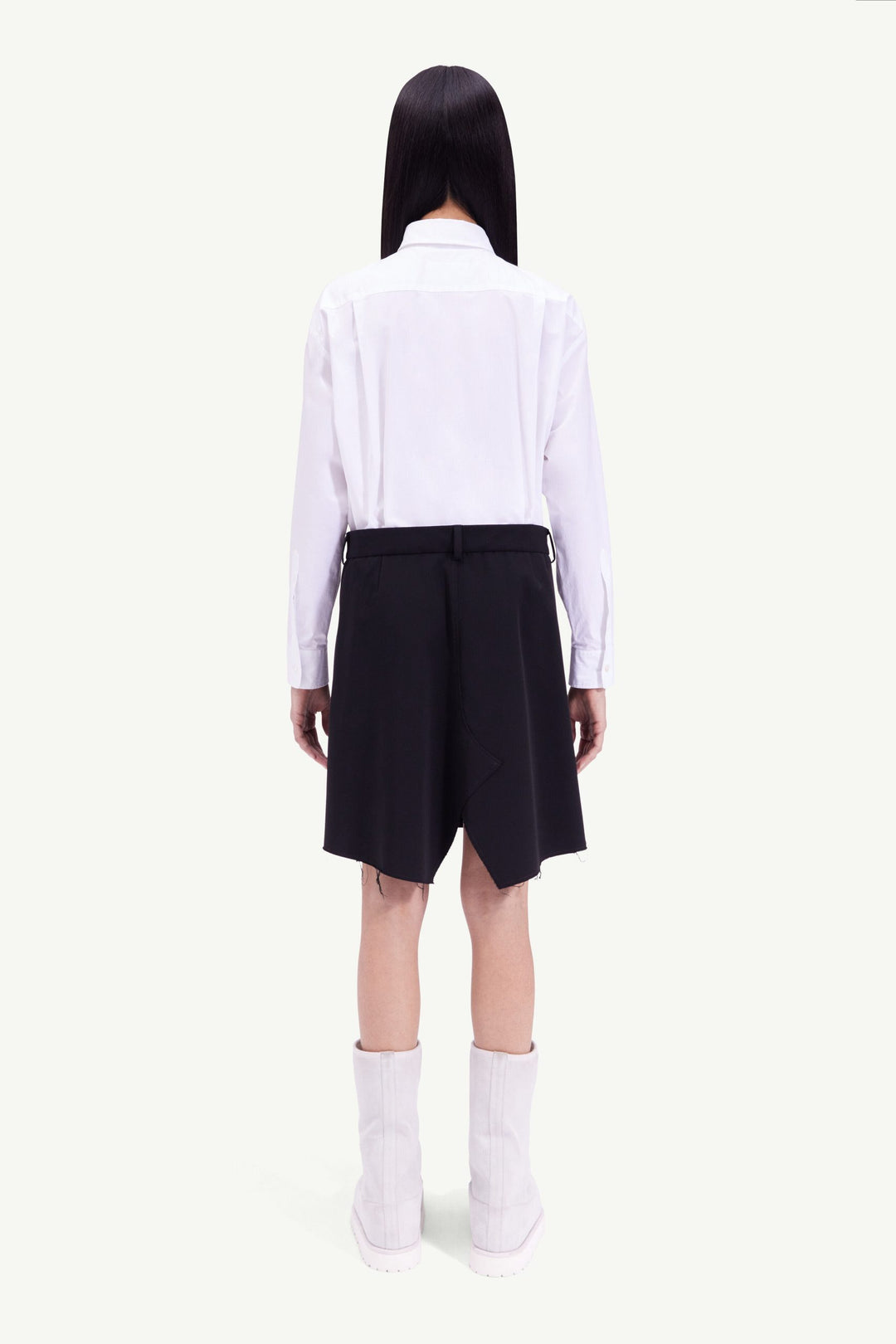 Maison Margiela Bicolor Fibres Bermuda Shorts