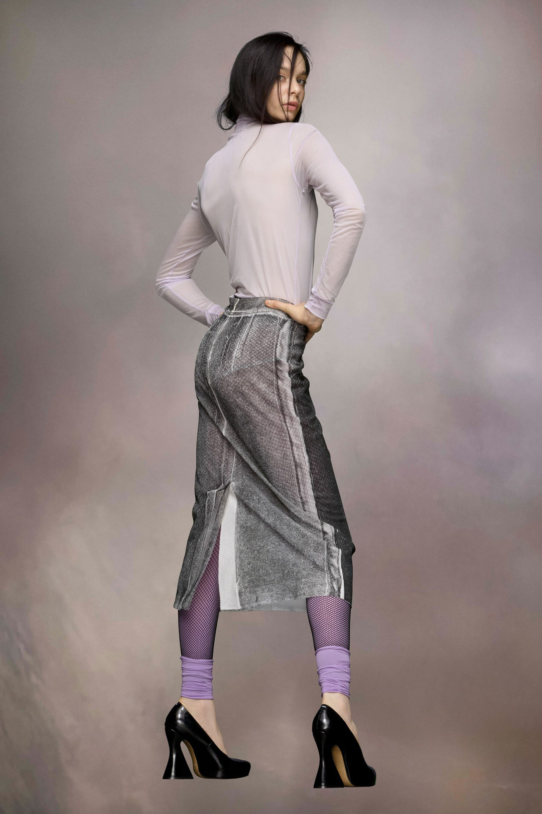 Maison Margiela Purple Fibres Bodysuit