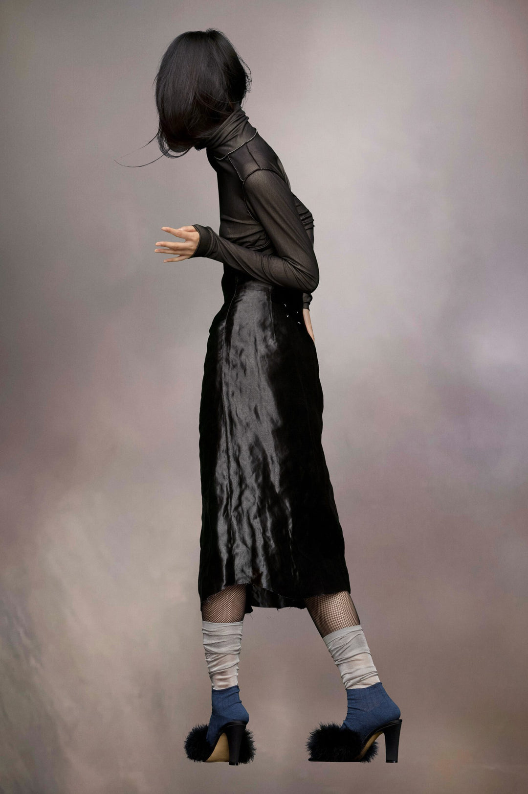 Maison Margiela Bicolor Fibres Bodysuit