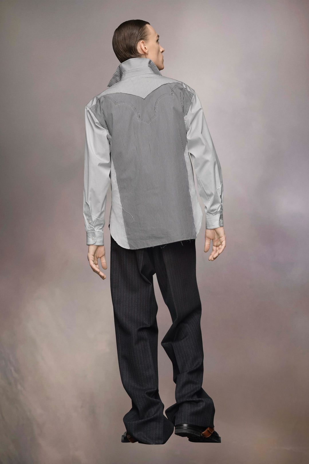 Maison Margiela Black Fibres Pattern Shirt