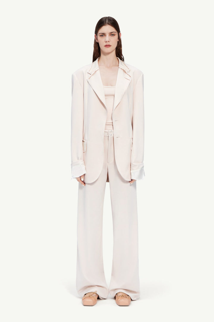 Maison Margiela Beige Fibres Two-Piece Suit