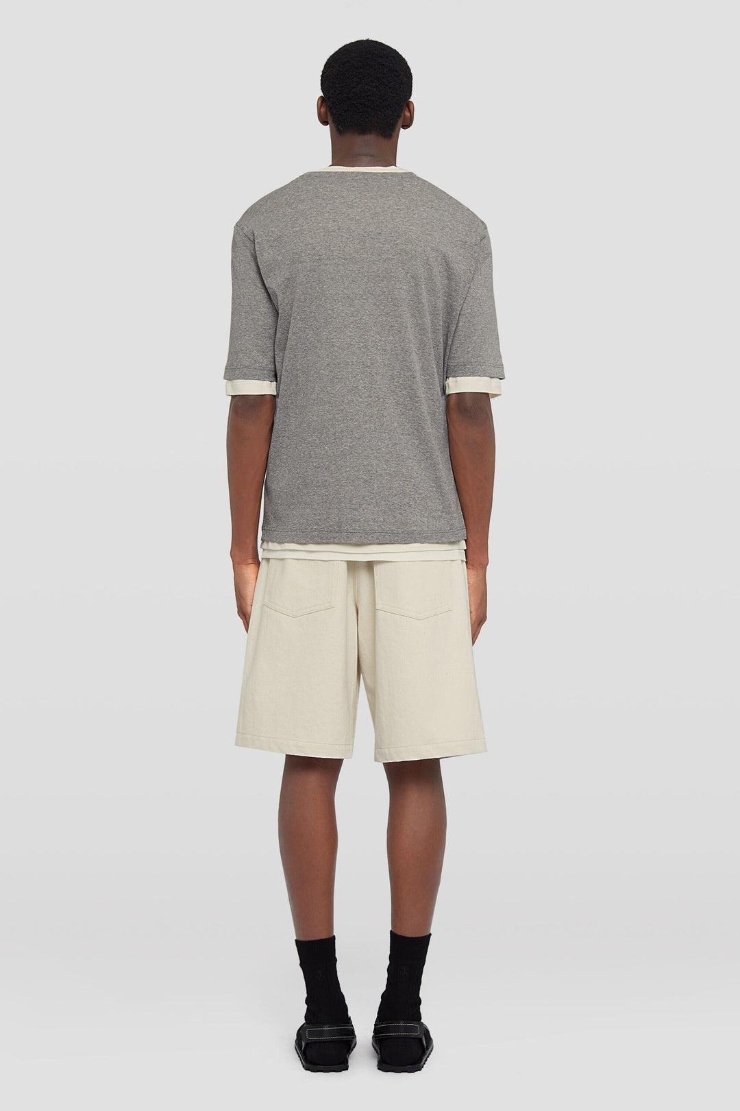 Jil Sander Gray Fibres T-Shirt