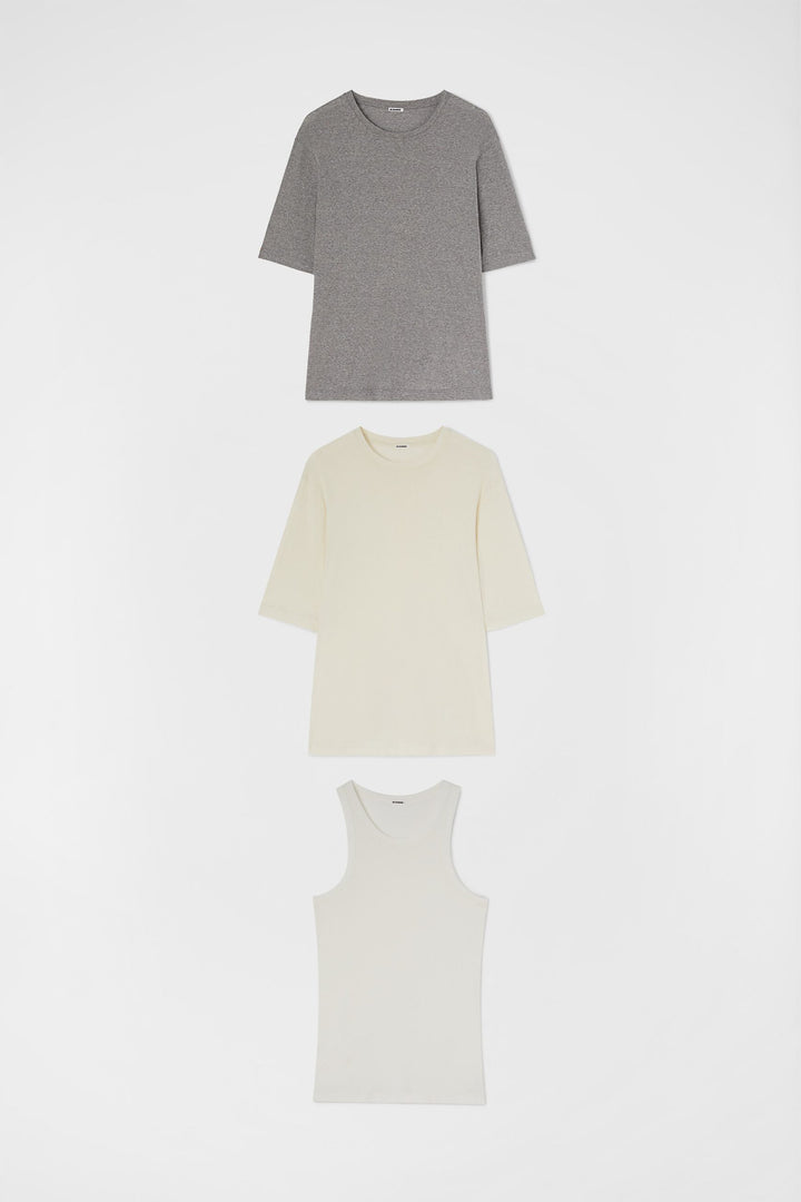 Jil Sander Gray Fibres T-Shirt