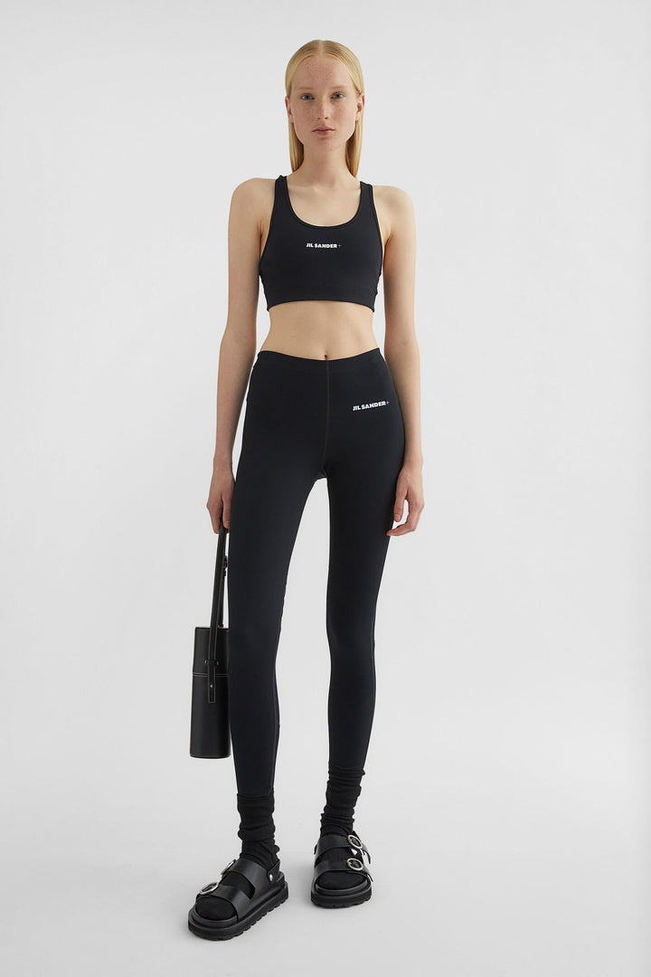 Jil Sander Black Fibres Tank Tops