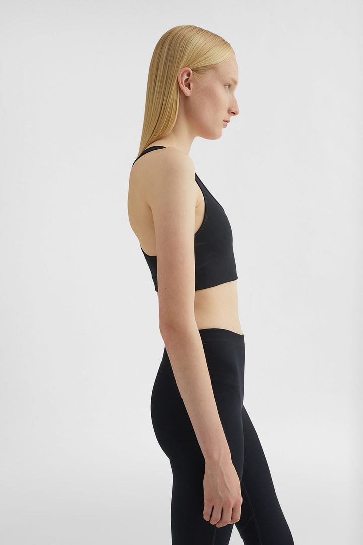 Jil Sander Black Fibres Tank Tops