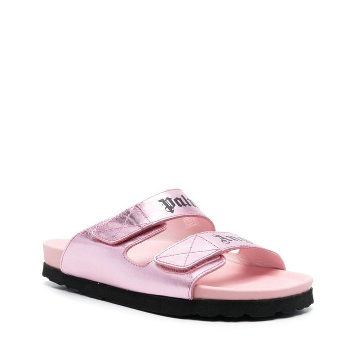 Palm Angels Multicolor Calfskin Strap-On Sandals