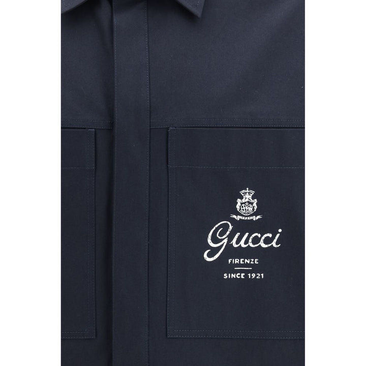 Gucci Blue Cotton Clothing