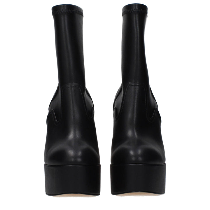 Casadei Black Leather Ankle Boots