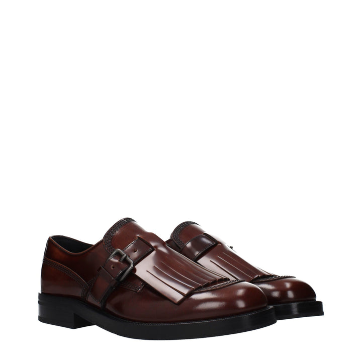 Church's Brown Leather Oxfords And Derbies