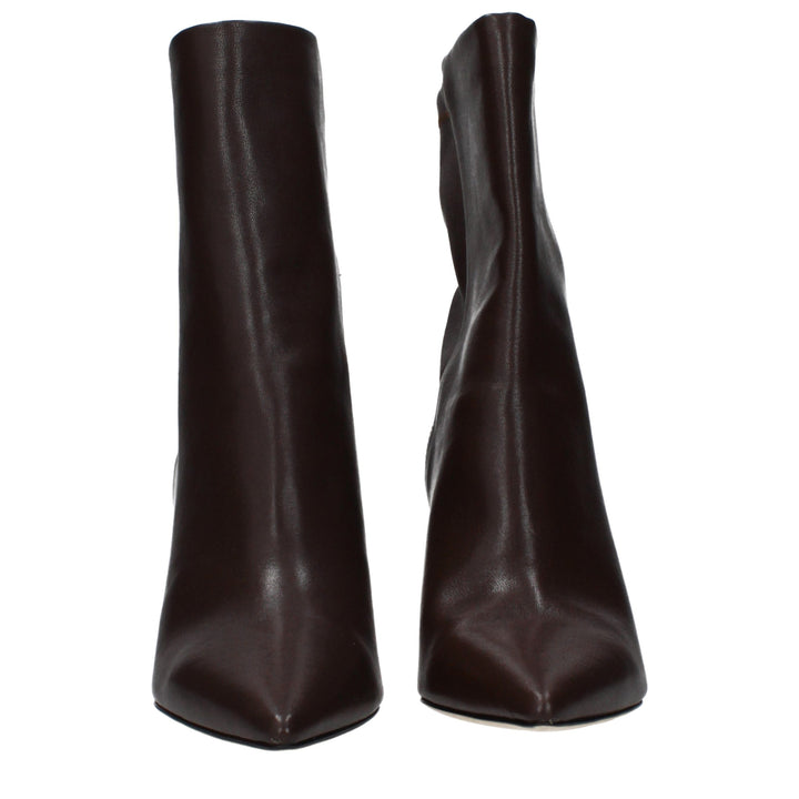Stuart Weitzman Brown Leather Ankle Boots
