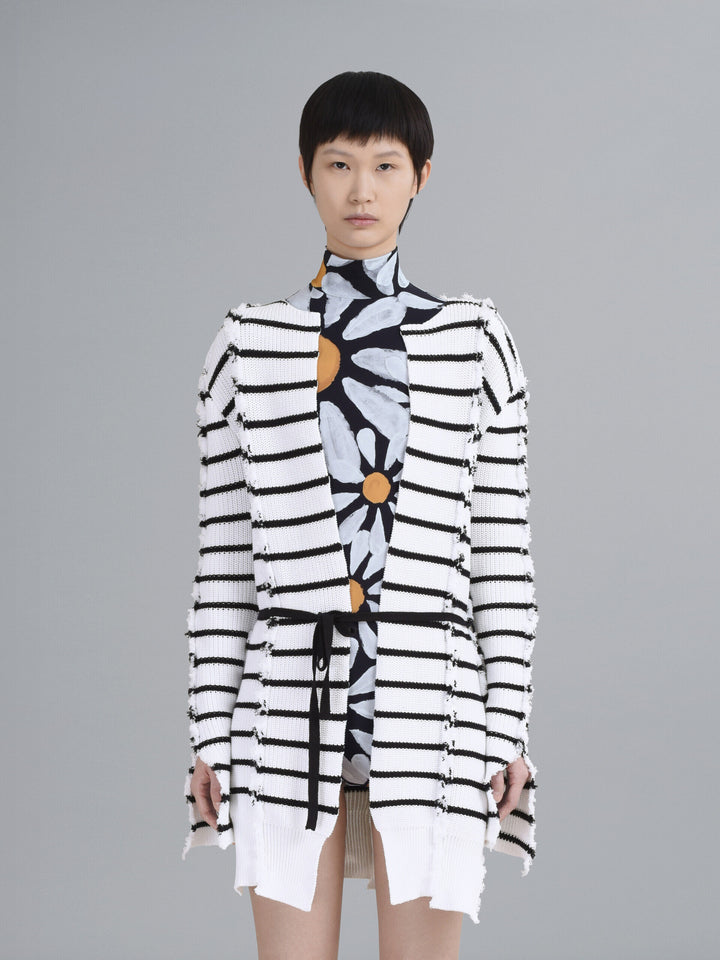 Marni White Fibres Cardigan
