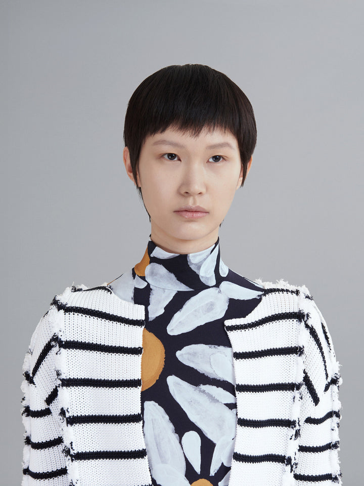 Marni White Fibres Cardigan