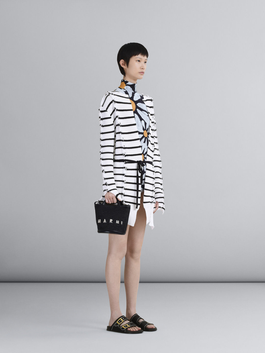 Marni White Fibres Cardigan