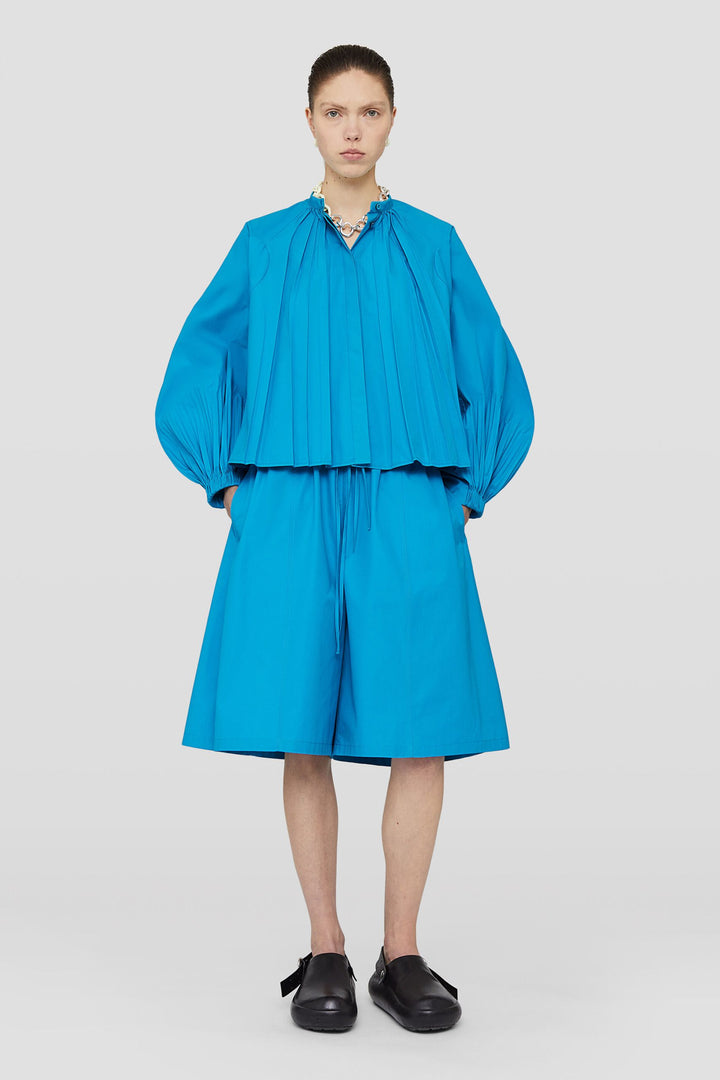 Jil Sander Blue Fibres Bermuda Shorts