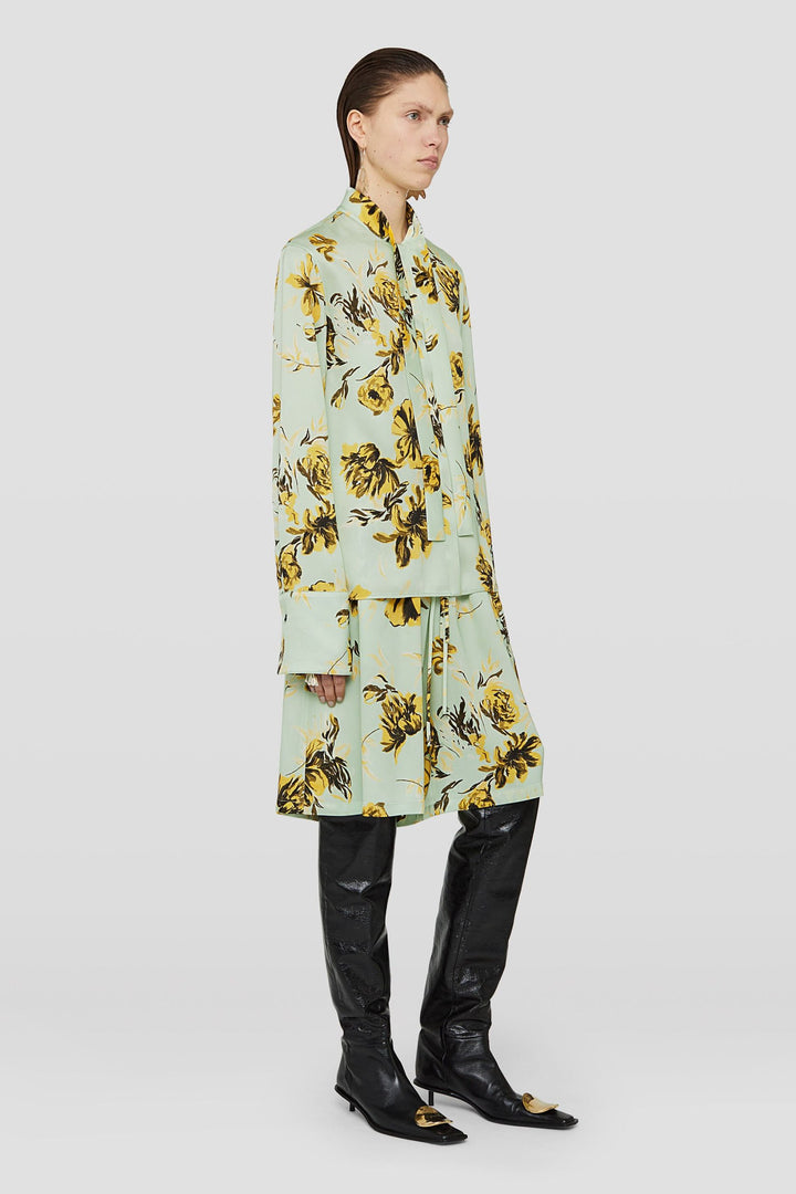 Jil Sander Green Fibres Long Skirt