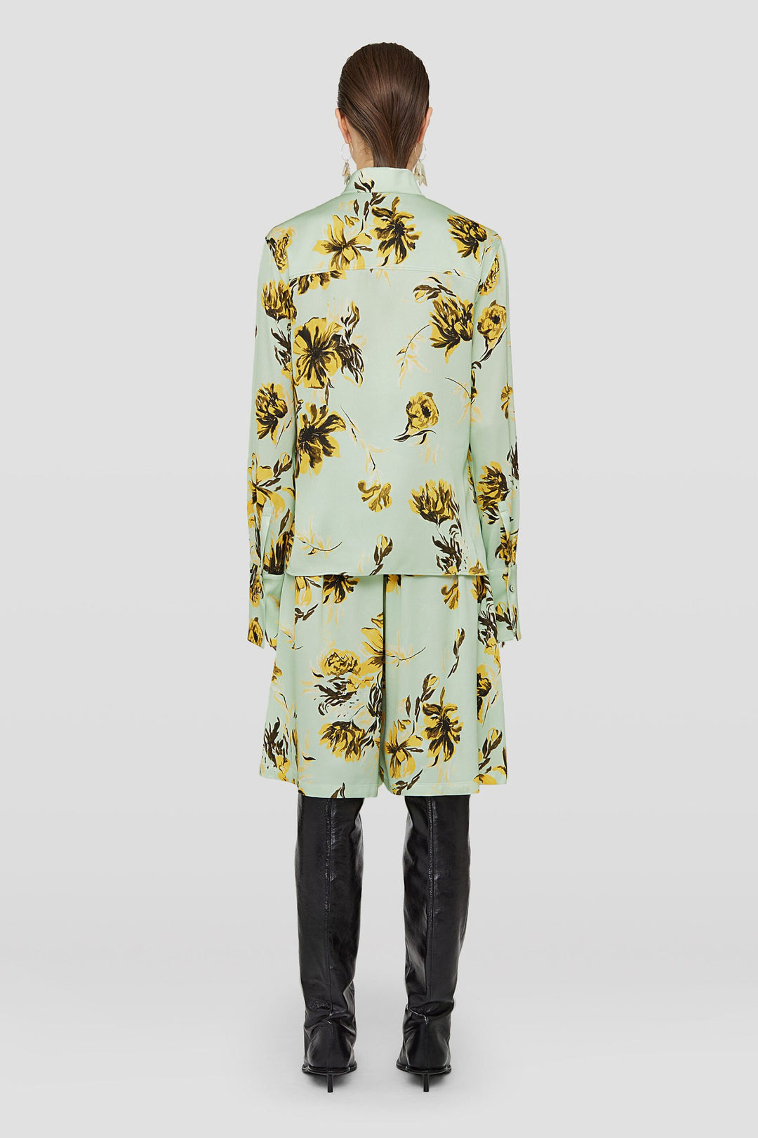 Jil Sander Green Fibres Long Skirt