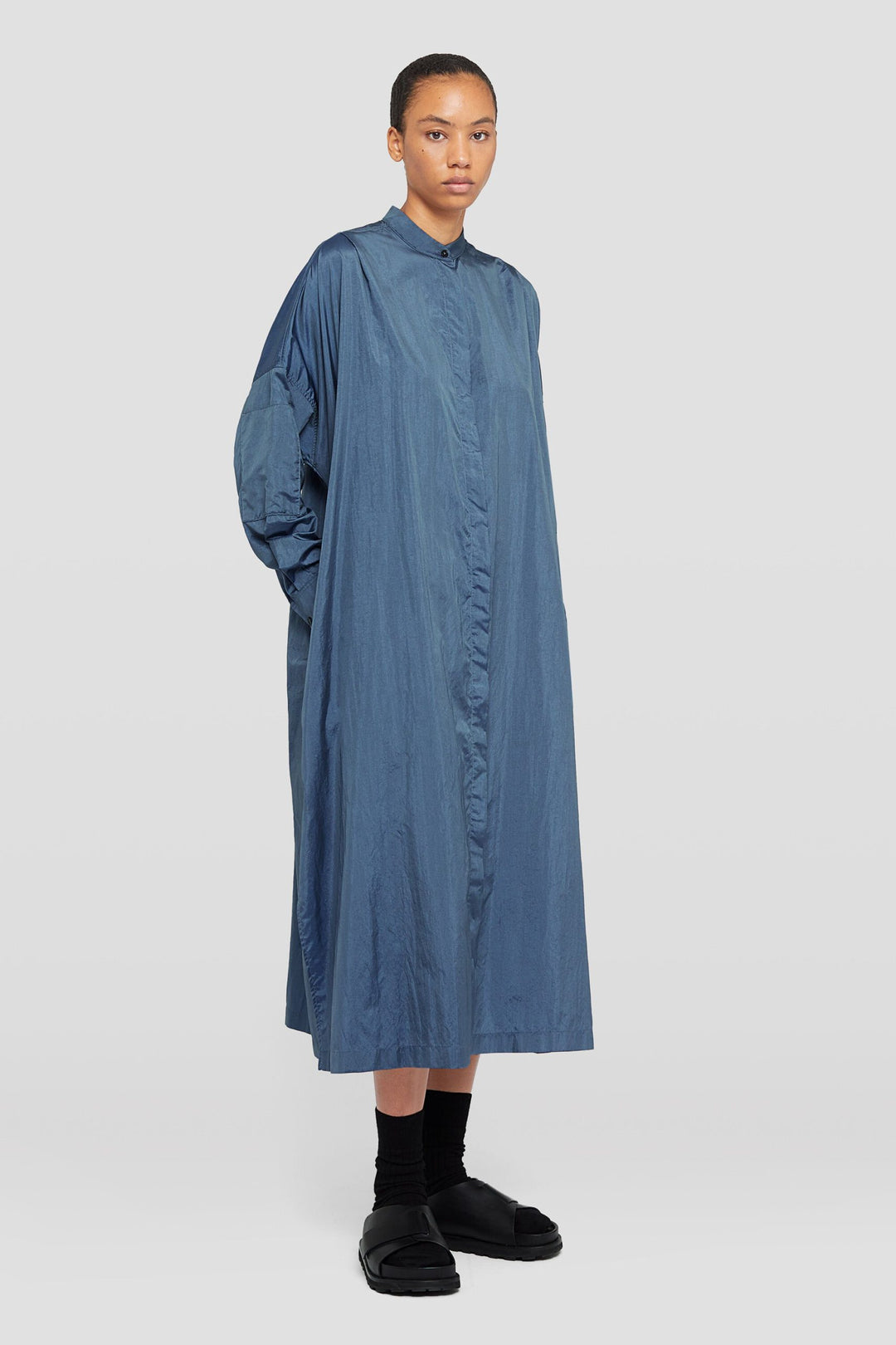 Jil Sander Blue Fibres Casual Dress