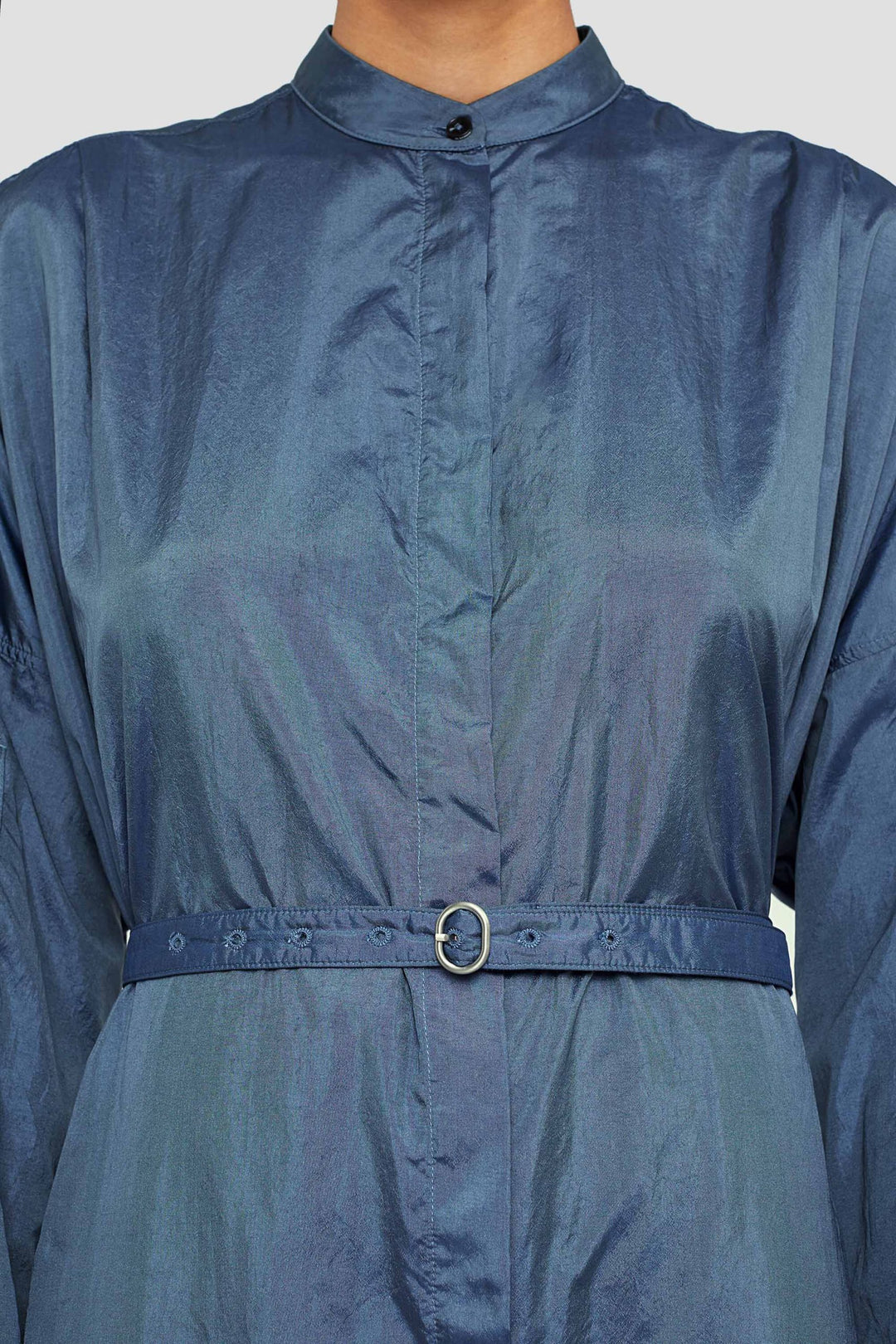 Jil Sander Blue Fibres Casual Dress