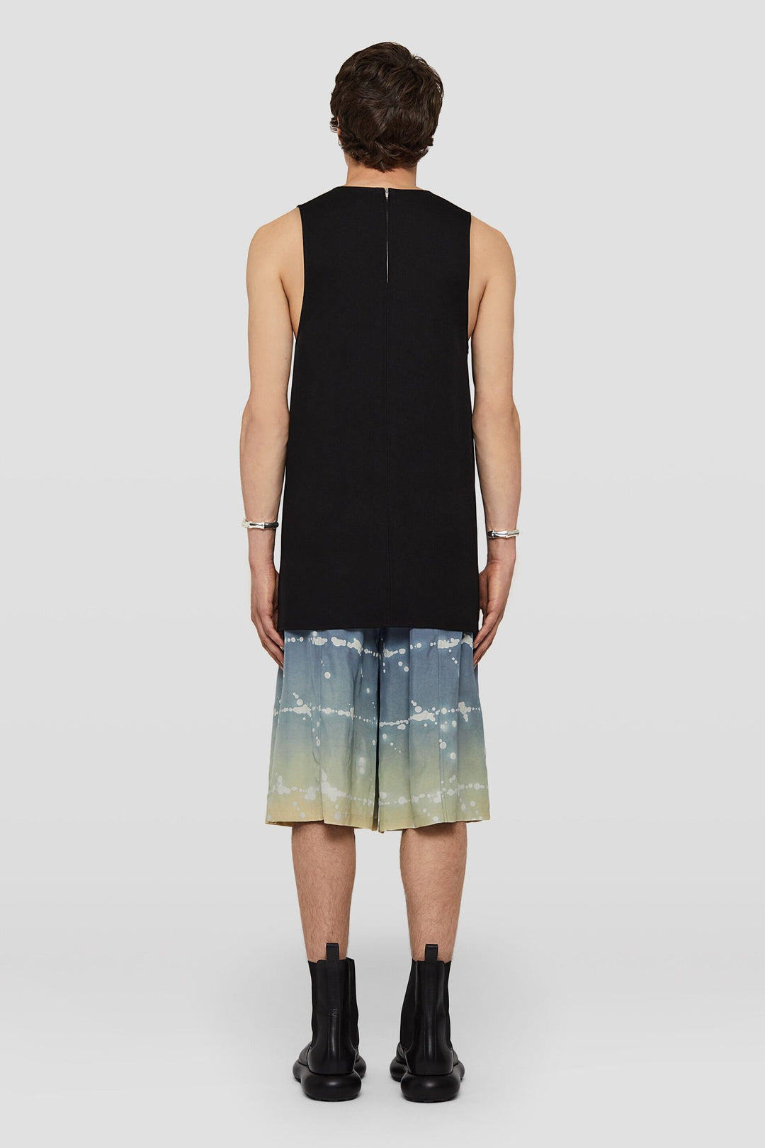 Jil Sander Blue Fibres Bermuda Shorts