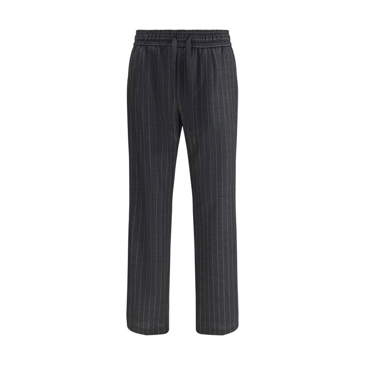 Dolce & Gabbana Gray Wool Oves Aries Casual Pants