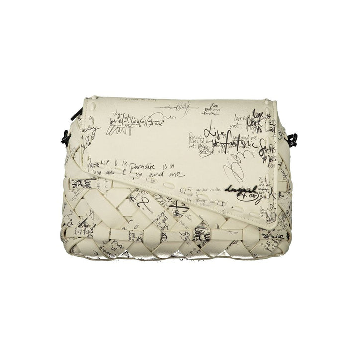 Desigual Bianco Polyurethane Women Handbag