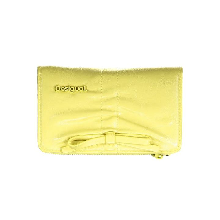 Desigual Giallo Polyurethane Women Wallet