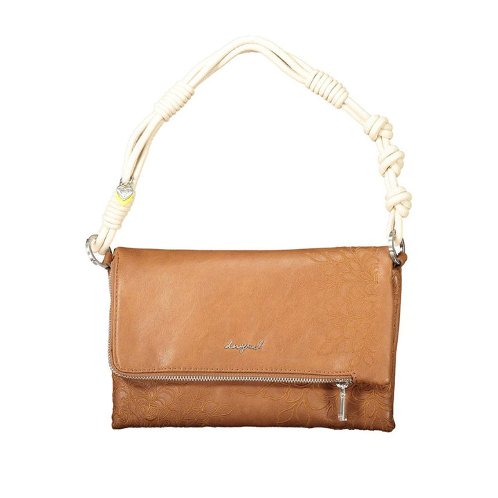 Desigual Marrone Polyurethane Women Handbag