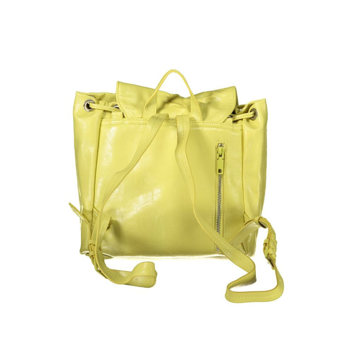 Desigual Giallo Polyurethane Women Backpack