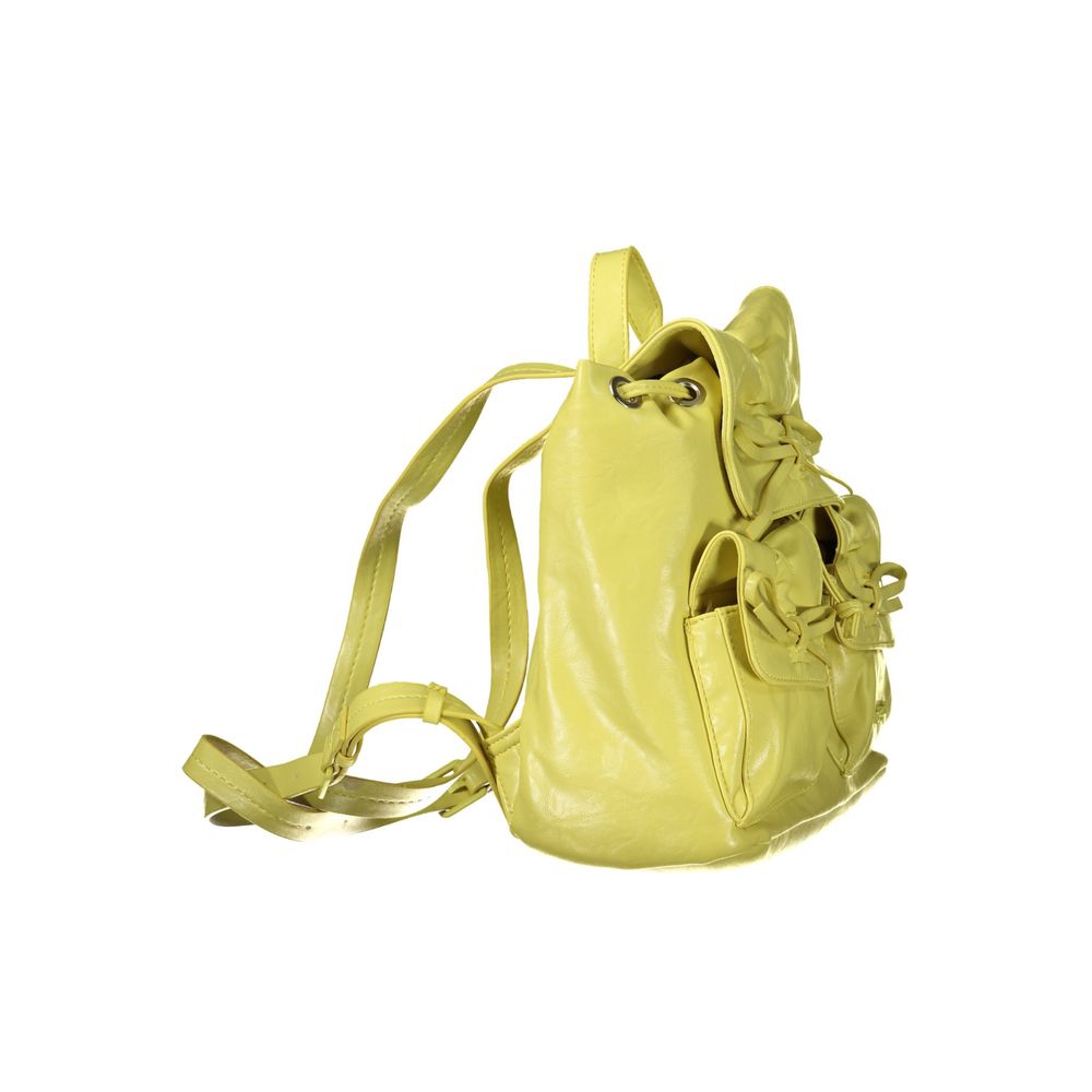 Desigual Giallo Polyurethane Women Backpack