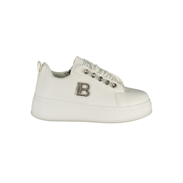 Laura Biagiotti Bianco Polyurethane Women Sneaker