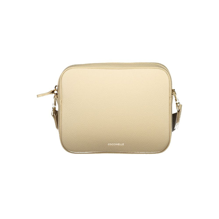 Coccinelle Beige Leather Women Handbag