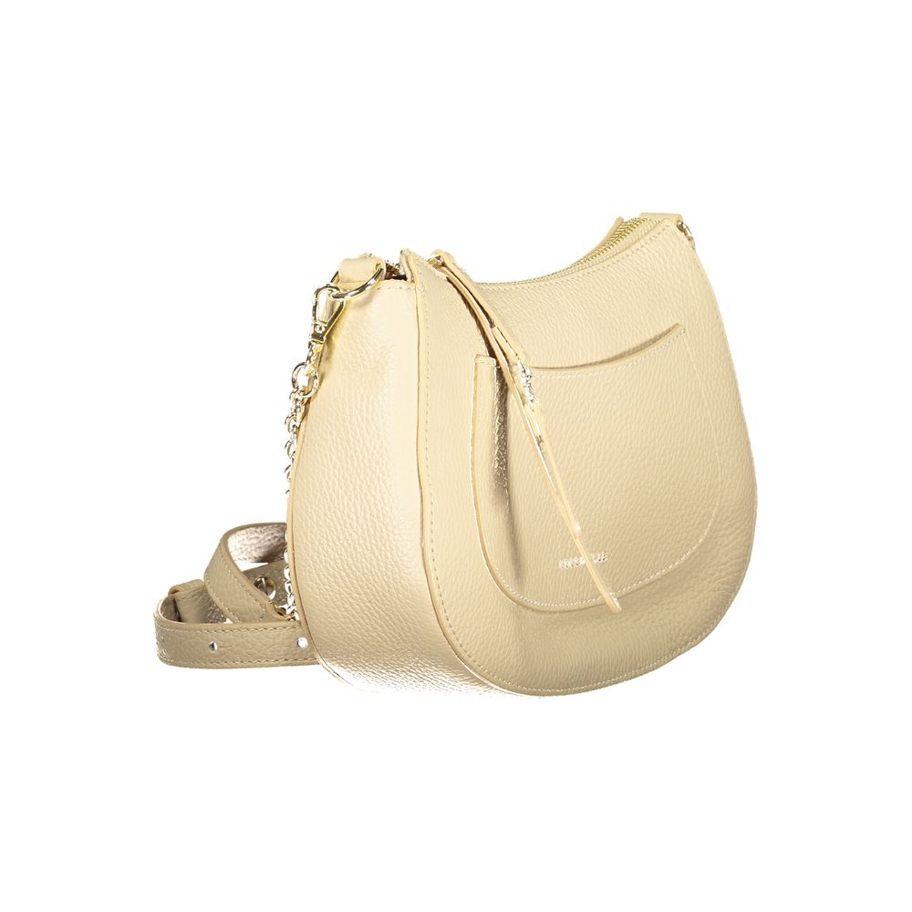 Coccinelle Beige Leather Women Handbag