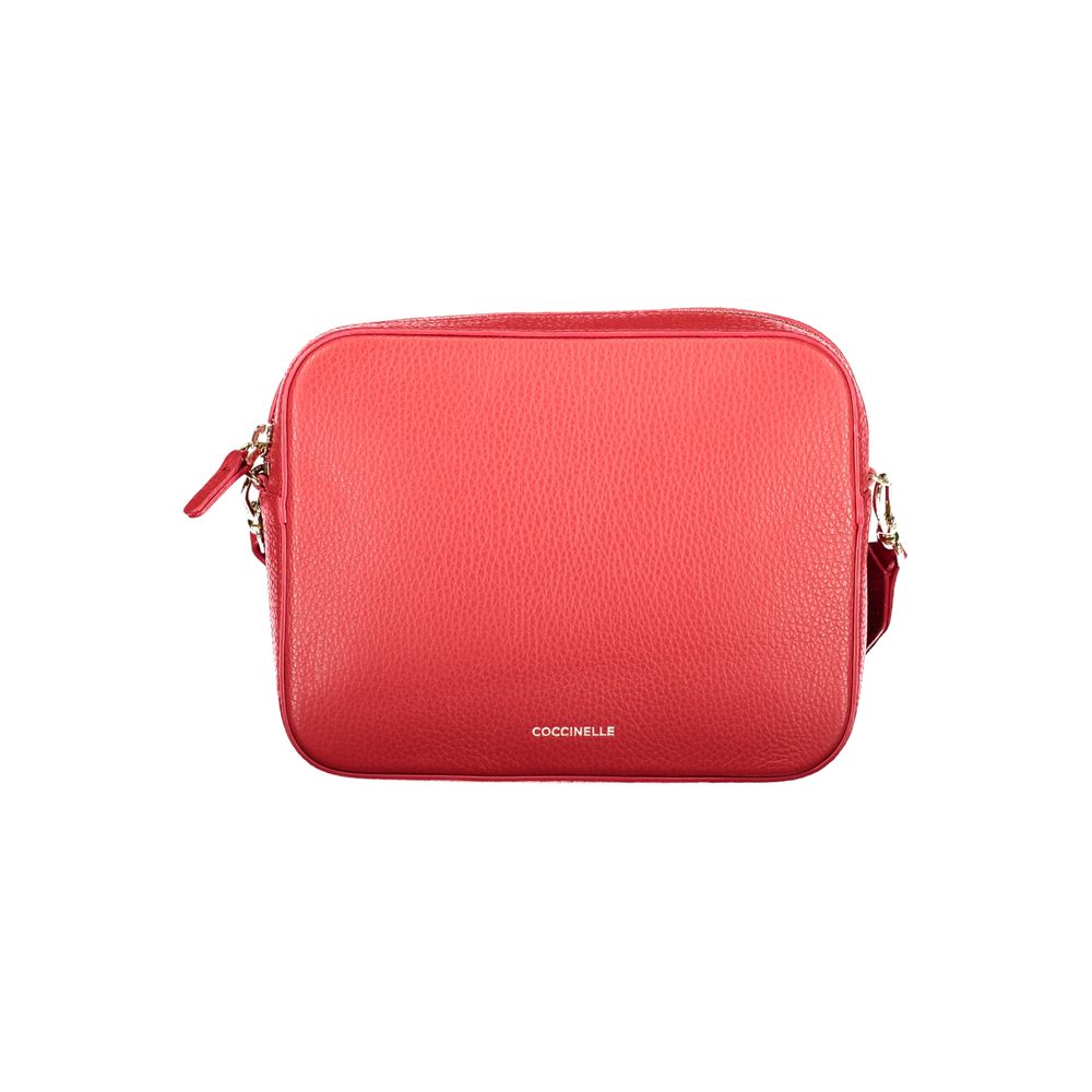 Coccinelle Red Leather Women Handbag