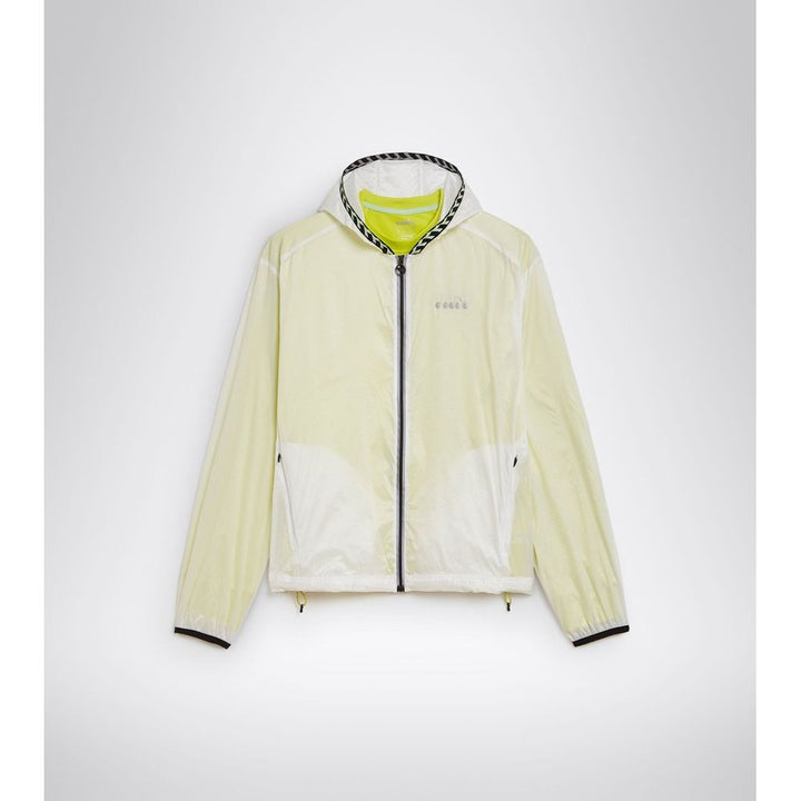 Diadora White Polyamide Shell Jacket