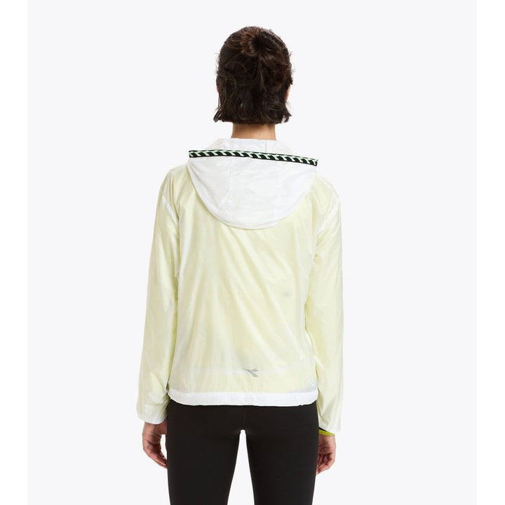 Diadora White Polyamide Shell Jacket